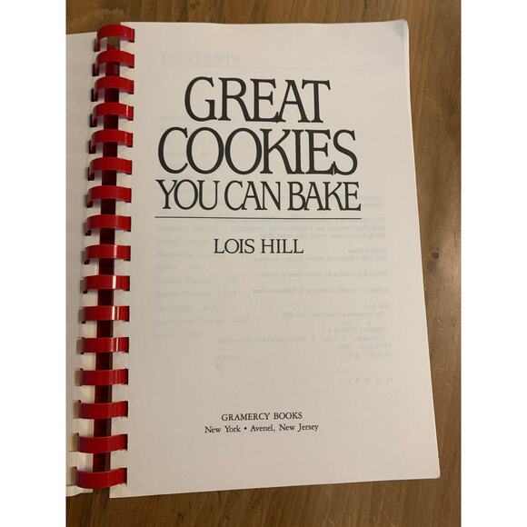 Great Cookies You Can Bake by Lois Hill 1992  Softcover Vtg 365 Fabulous Cookies - Picture 5 of 10